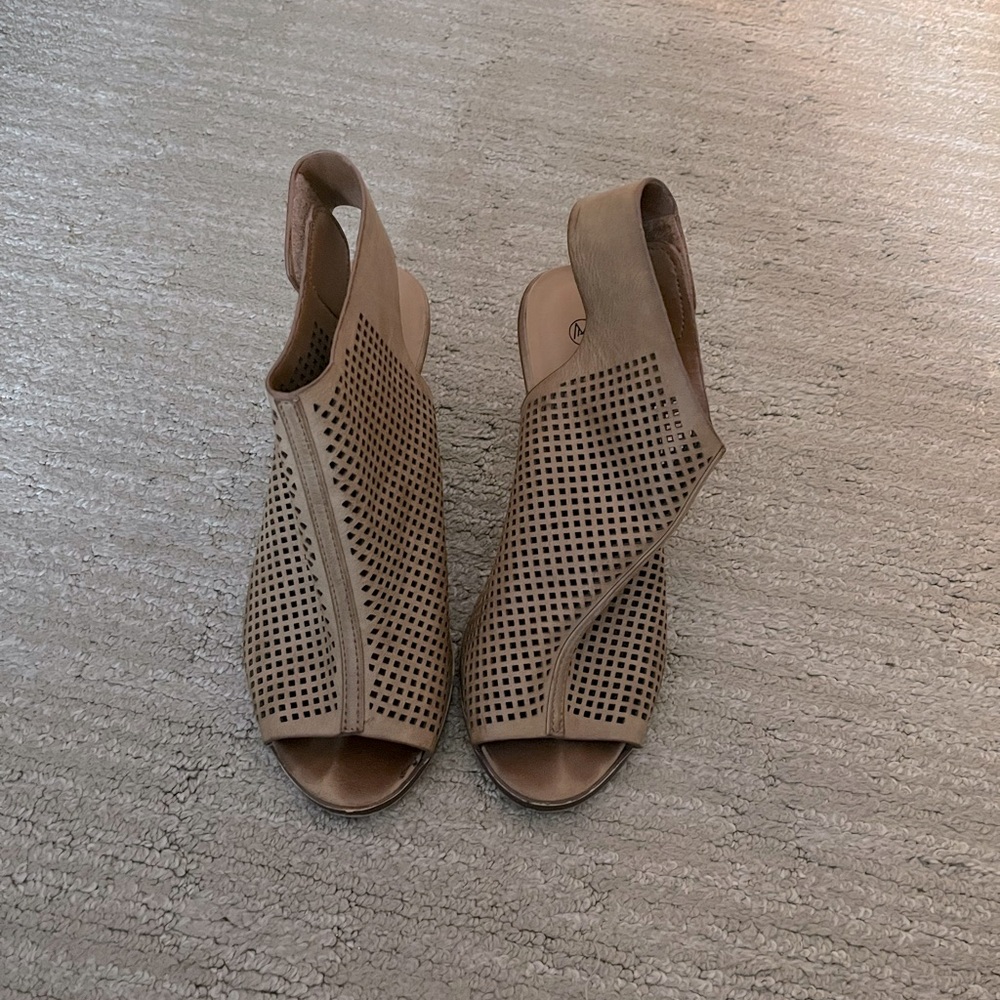 Harlow Open Toe Booties